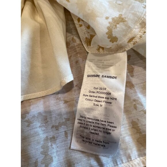 NWOT SAMSØE SAMSØE ‘GERTRUD’ FLORAL DRESS Size M - Picture 8 of 9
